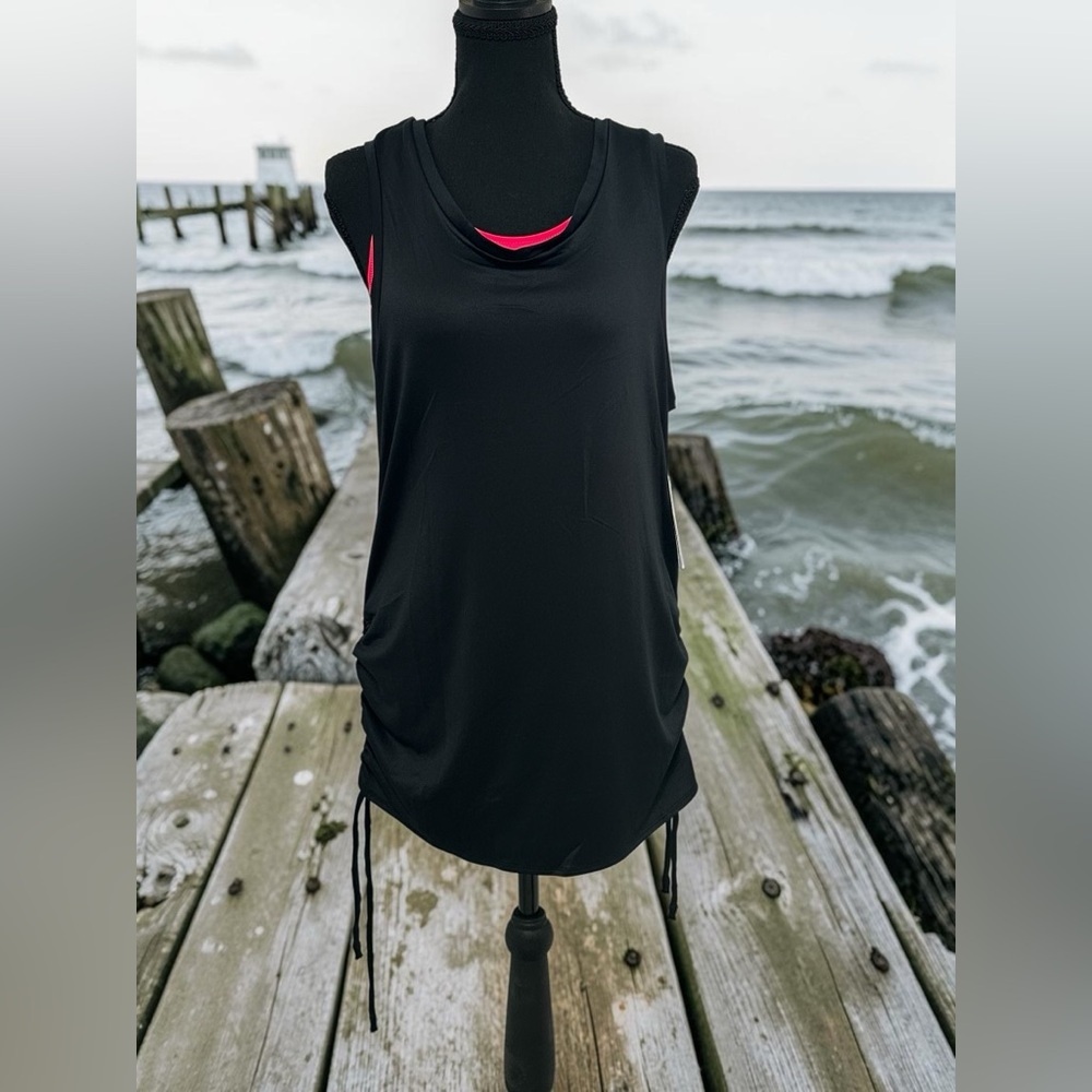 Raisins. NWT. BathingSuit Cover. Cinches on sides. BathingSuit display only.